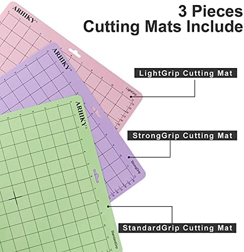 Arhiky MixedGrip Cutting Mat 12 x12 para Cricut Maker 3/fabrica