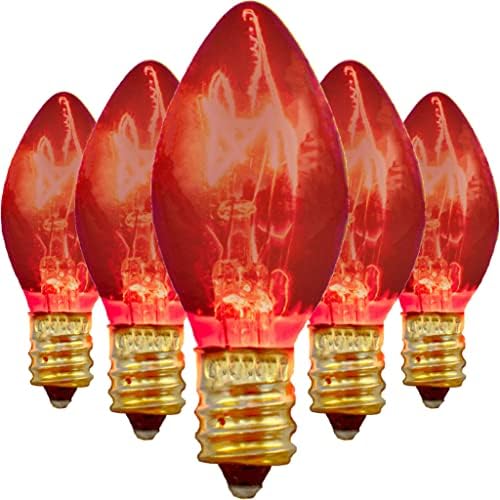HUSA. LEE Display L D 1902 Indoor ＆ Luz de cordas externas C7 Bulbos de reposição constante de Natal Cerâmica