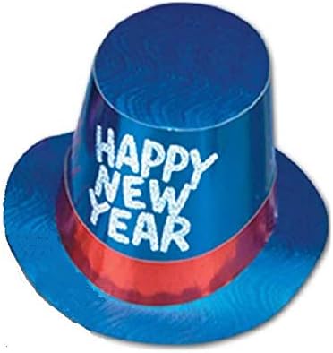 Beistle multicolor feliz ano novo hats-1 pc