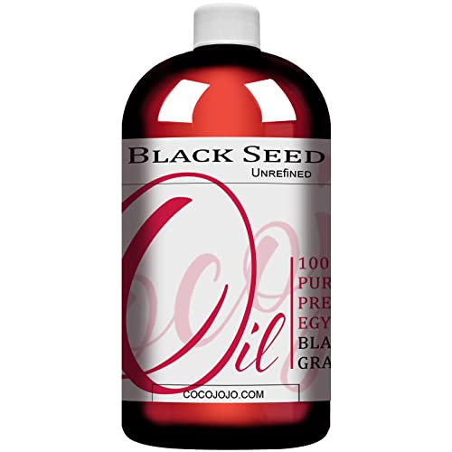 Óleo de semente preta egípcia - a granel 32 oz - puro, natural, óleo de semente de cominho preto,