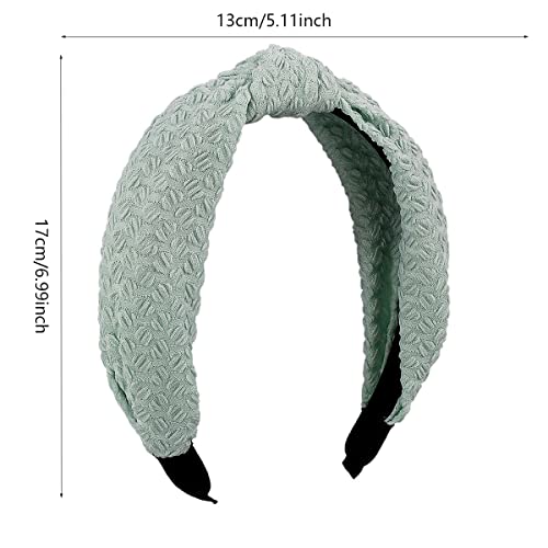 Kukiwhy 2 pacote de nó de cabeça para mulheres, faixa de cabeceira com fita de cabelo nó Turbano Twist Twist Turbante