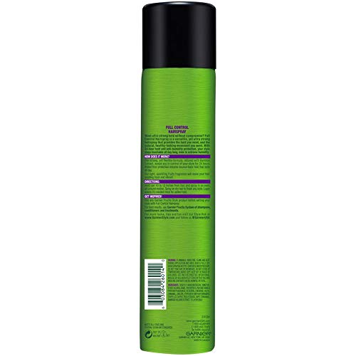 Garnier Fructis Controle total Anti-spray de cabelo, porra ultra forte, 8,25 oz.