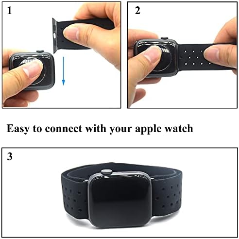Banda do tornozelo para compatíveis com a série Apple Watch 3 2 1 38mm/42mm, Apple Watch Series 6 SE 5 4 40mm/44mm,