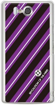 Second Skin Rotm Stripe Black Design por ROTM/para Aquos Phone Zeta SH-09D/DOCOMO DSHA9D-PCCL-202-Y397