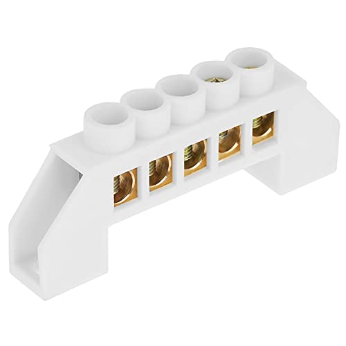 10pcs 5 orifícios Ponte Projeto Conectores de barramento Tipo de parafuso Bloco Terminal Block conectores