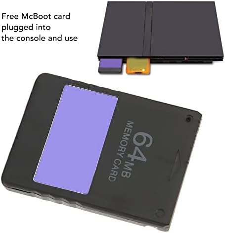 Septpenta FMCB Free McBoot Memory Card para console Slim PS2, plug and play, 64 MB Capacidade,