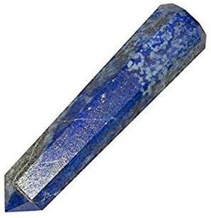 Kesar Zems Lapis Lazuli Varra de cura de cristal com efeitos de cura e calma - Ponto do gerador de