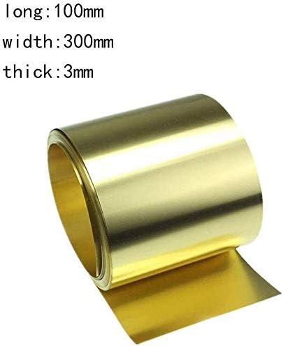 Z Criar design Placa Brass Placa Brass Roll Roll Strip High Purity Film Gold Brass Foil Folha de cobre, folha de cobre de metal 100x300x3mm