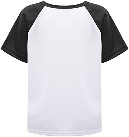 Kaerm Kids Boys Meninos seco Merção de umidade Athletic Performance Camiseta de camiseta curta camiseta