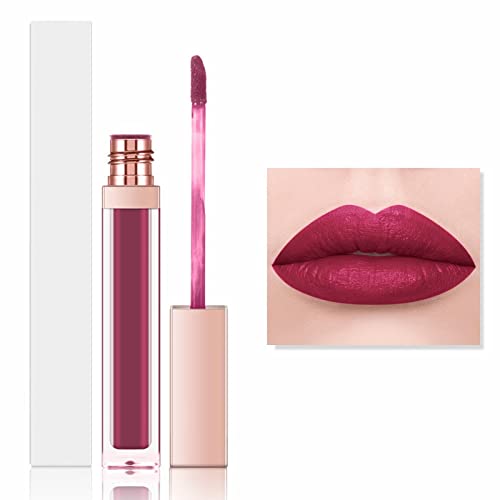 Xiahium mini cápsula Lip Glaze Colorfast Lipstick não se atende ao copo de batom líquido de maquiagem