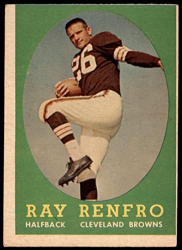 1958 Topps 17 Ray Renfro Cleveland Browns-FB Dean's Cards 2-Good Browns-FB