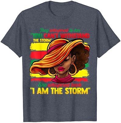 T-shirt orgulhosa do mês negro de História Afro-Americana Black