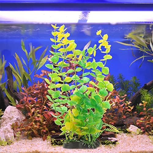 Patkaw 2pcs Plantas de aquário Tanque de peixes Plantas verdes Decorações