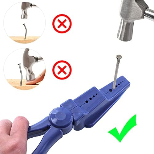 Pregos alicates martelando o suporte de prego abds alicates de segurança do suporte de dedo ferramenta