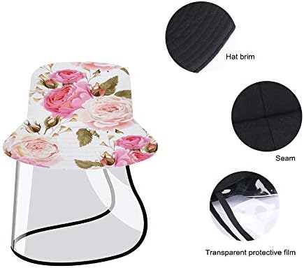 Lifecustomize Fisherman Hat Hat Visor With Cover, Rose Flowers Cap protetor Summer moda moda dobrável