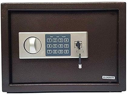 Teerwere Safe Box Segurança Segurança Segura Segura Caixa Eletrônica de Aço Eletrônico com Teclado Para Proteger Caixa Segura de Segurança do Dinheiro