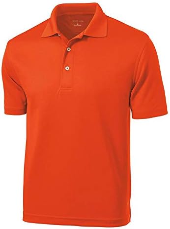 Polos de golfe masculinos - Dri -malha de umidade Wicking Camisetas de golfe em regular, grande e alto