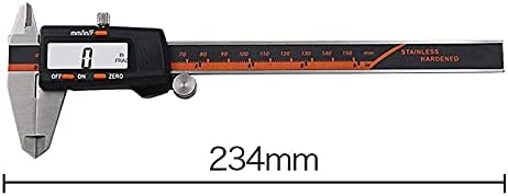 Slnfxc Vernier PILIPER 6 polegadas LCD Digital 0-150mm Micrômetro de medição de medição de alta precisão de alta