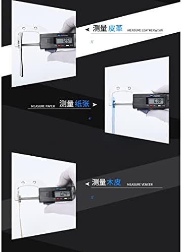 SJYDQ 0-25mm Medidor de espessura horizontal digital de 0,01 mm de jóias régua de pérolas de diâmetro