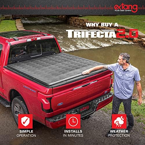 EXTANG TRIFECTA 2.0 Soft Dobing Truck Bed Tonauau de tonau | 92475 | Fits 2015 - 2020 Ford F -150 5 '7 Cama