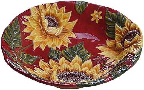 Certified International Sunset Sunflower Serving Bowl, 13 , tamanho único, multicolorido