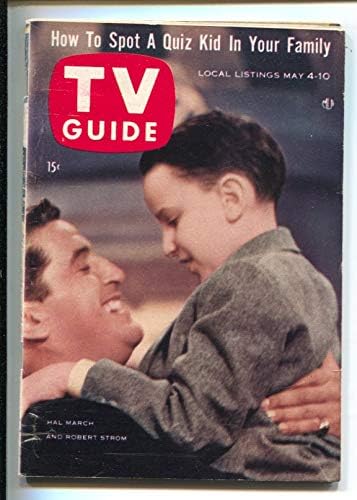 Guia de TV 5/4/1957-Hal março-robert strom cover-illinois-no-news stand copy-fn