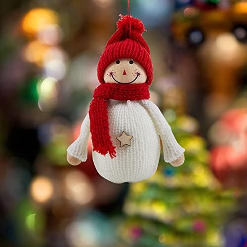 Natal Pequeno pingente de lã Plexh Pingente de Natal decoração de árvore de natal pingente de Natal decoração