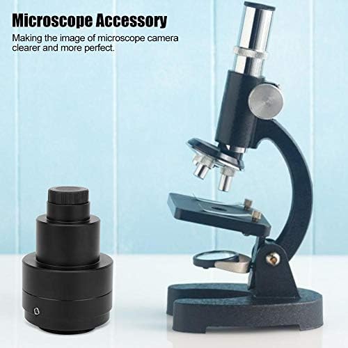 Adaptador de microscópio 1x C Montagem do adaptador CCD Adaptador de alumínio C Acessório da interface