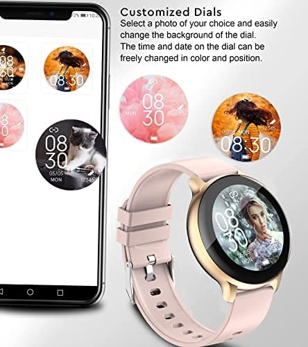 Yihou Smart Watch Tracker Fitness Rastreador de ginástica Pedômetro impermeável Etapa Contador de relógios inteligentes com texto e chamado Sport Smart Watch For Android Phone