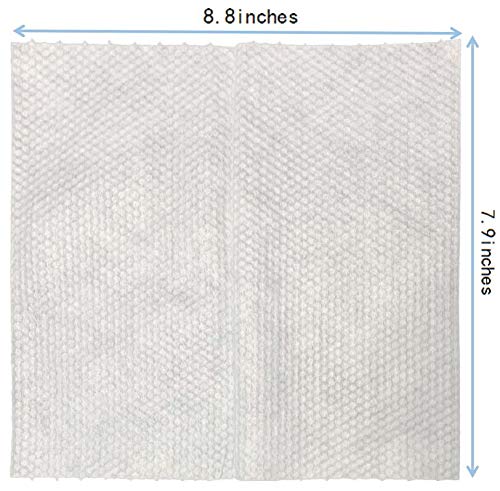 2 Roll panos naturais de fibra - toalha de rosto limpo e descartável úmido ou seco - Removedor de