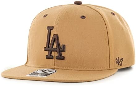 '47 Los Angeles Dodgers Camel Toffee com certeza atirou no capitão Snapback Hat - Toffee