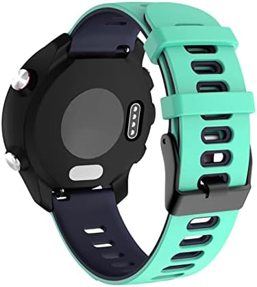 Banda de vigilância de silicone mgtcar para Garmin Forerunner 245 245m 645 Watch Strap Wrist para Garmin