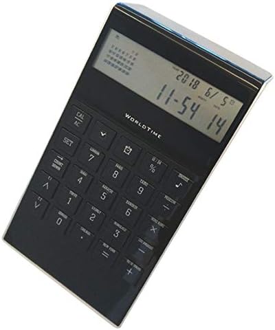 Calculadora de LCD com despertador mundial time perpétuo funções do calendário fáccil de usar