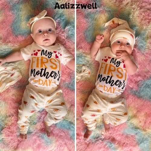 Aalizzwell Gênero Neutro Baby Mothers Day Roup