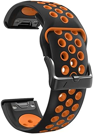 Otgkf Sport Silicone Watch Straps Band Bracelet Raplel para Garmin Fenix ​​6x 6 Pro 5x 5 mais 3HR 935 945 Pulseira