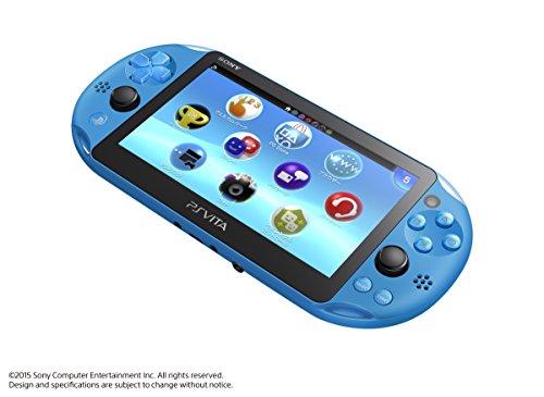 PlayStation Vita Wi-Fi Modelo Aqua Blue japonês ver. Importação do Japão