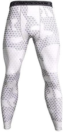 Tights de corrida masculina Leggings Camuflagem de ioga impressa Calças de ciclismo atlético