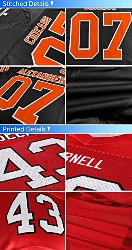 Jersey de futebol personalizada, personalize o uniforme de treino de futebol, projete qualquer nome e número
