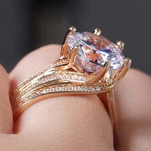 Anéis para mulheres feitas à mão noivado de jóias de pedra Presente de casamento branco anéis de luxo