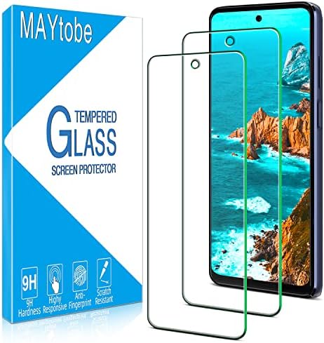 MaytoBe [2 pacote] Vidro temperado projetado para Motorola Moto G Stylus / Moto G Stylus 5G Protetor de tela,