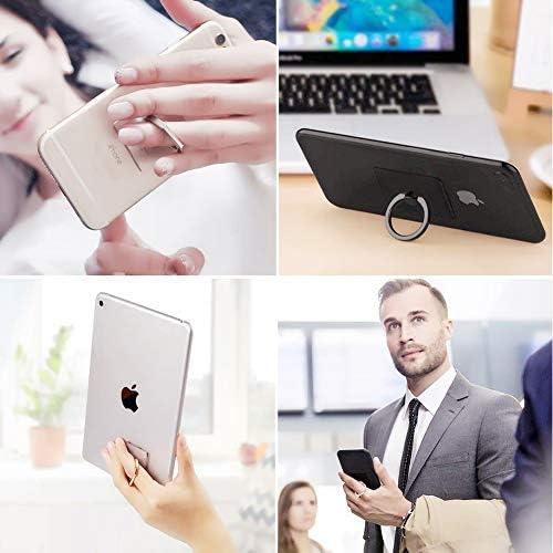 Suporte para o anel do telefone celular suporte transparente loop de garra de dedo 360 graus anel de dedo