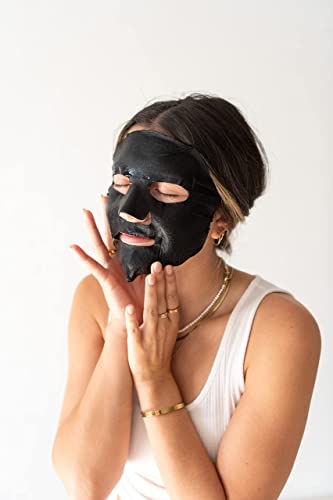 Máscara de lençol de carvão com clareamento do skinesque