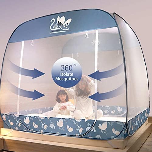 Tenda de rede de mosquito pop-up para a cama de porta de cassapy grande tenda dobrável design portátil fácil de