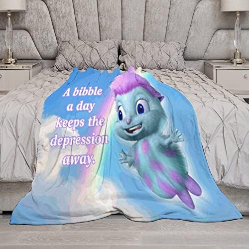 Asdpihnk bibble meme cobertor bibble happican clankets engraçados novidade macio macio cobertor super difuso