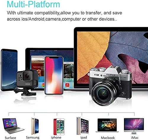 Boxwave gadget Smart Compatível com o criador MSI M16 - AllReader SD Card Reader, MicroSD Card Reader SD Compact