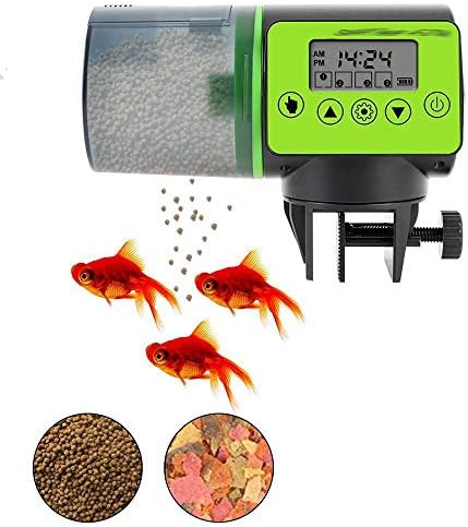 WPYYI Automático alimentador de peixes aquário digital tanque de peixes elétricos alimentador de plástico