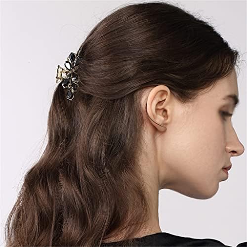 Feer retro grande clipe de clipe de clipe de cabelos pegam fêmea de cabeceira feminina clipe paralelo Cabelo