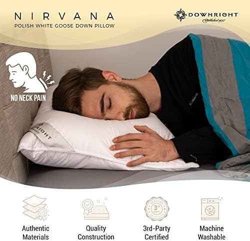 Classifica 19 oz Nirvana Down Pillow, 20 x 26