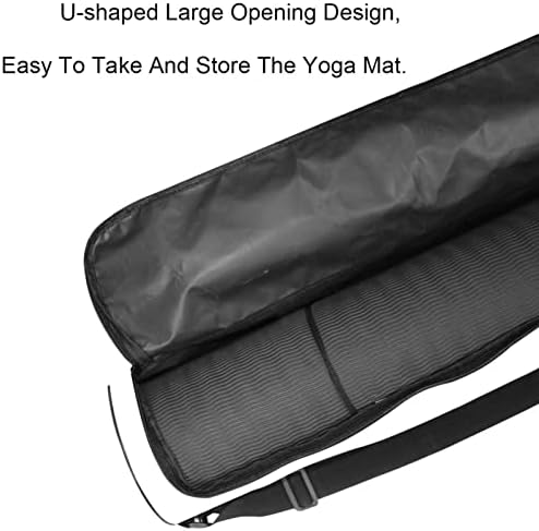 Dragonfly Lotus Yoga Mat Carrier Bag com alça de ombro de ioga bolsa de ginástica