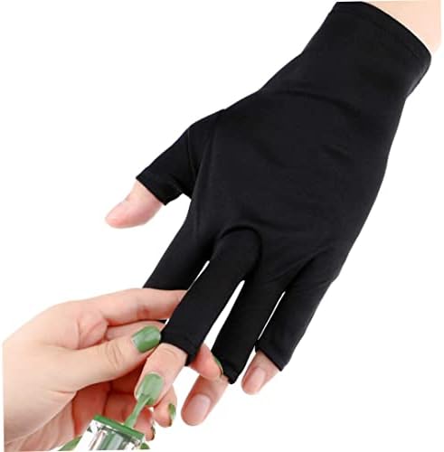 Fengzhao Mulheres Proteção UV Luva sem dedos Ice Luvas de seda que acionam luvas de punho Menção Luvas